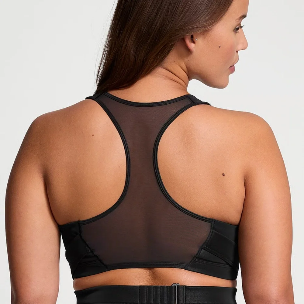 Victoria’s Secret light green plunge wrap sports bra size Medium - Picture 8 of 9